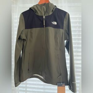 The North Face Women's Green and Black Ski Jacket